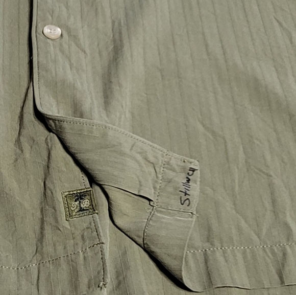 Mens Tommy Bahama Button Down 100% Silk Short Sleeve Shirt - Picture 5 of 8